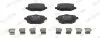 Фото Комплект гальмівних колодок задн, DS DS 3 / DS 3 CITROEN C3 AIRCROSS II, C3 IV, C4 III, C4 X JEEP AVENGER OPEL CORSA F, FRONTERA, MOKKA PEUGEOT 2008 II, 208 II 1.2-Electric 05.19 FERODO (FDB5197) зображення 1