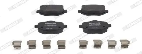 Комплект гальмівних колодок задн, DS DS 3 / DS 3 CITROEN C3 AIRCROSS II, C3 IV, C4 III, C4 X JEEP AVENGER OPEL CORSA F, FRONTERA, MOKKA PEUGEOT 2008 II, 208 II 1.2-Electric 05.19 FERODO FDB5197 Купити в Україні