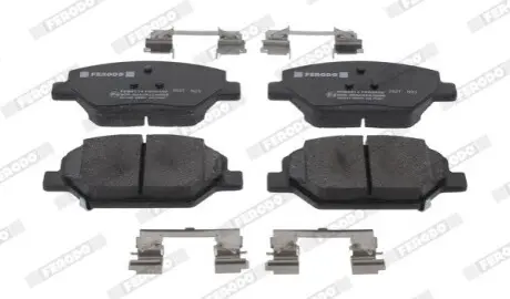 Комплект гальмівних колодок передн, OPEL INSIGNIA B, INSIGNIA B COUNTRY, INSIGNIA B GRAND SPORT 1.5-2.0D 03.17 FERODO FDB5214