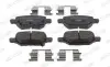 Фото Комплект гальмівних колодок задн (з комплектуючими), CHEVROLET TRAX OPEL MOKKA / MOKKA X 1.4-1.8 06.12 FERODO (FDB5215) зображення 1