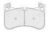 Комплект тормозных колодок передн, LAND ROVER DEFENDER, DISCOVERY V, RANGE ROVER IV, RANGE ROVER SPORT II 2.0-5.0 08.12 FERODO (FDB5220) изображение 2