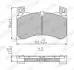 Комплект тормозных колодок передн, LAND ROVER DEFENDER, DISCOVERY V, RANGE ROVER IV, RANGE ROVER SPORT II 2.0-5.0 08.12 FERODO (FDB5220) изображение 3