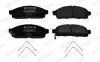 Комплект гальмівних колодок передн, FIAT FULLBACK MITSUBISHI L200, L200 / TRITON, PAJERO SPORT II 2.4D-3.5 11.05 FERODO (FDB5226) зображення 3