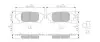 Тормозные колодки (задние) Lexus GS IV 11-/IS III 13-/RC 14-/Toyota Prius III 08-/Verso 09- FERODO (FDB5237) изображение 2
