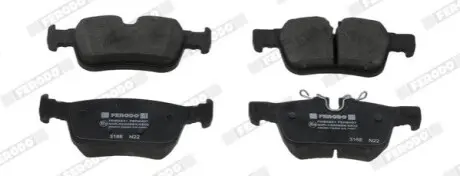 Комплект гальмівних колодок задн, VOLVO S60 III, S90 II, V60 II, V90 II, XC60 II 2.0-2.0H 03.16 FERODO FDB5241 Купити в Україні