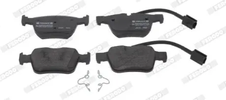 Колодки тормозные (задние) Alfa Romeo Giulia 15-/Stelvio/Maserati Quattroporte 13- (+датчики)) FERODO FDB5242 Купить в Украине