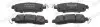Фото Комплект гальмівних колодок передн, NISSAN ALTIMA, LEAF, NAVARA, NAVARA NP300, NP300, NV200, NV200 / EVALIA, PATHFINDER III, XTERRA 2.5-Electric 05.98 FERODO (FDB5246) зображення 1