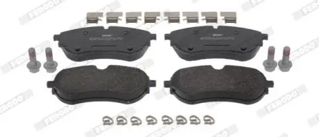 Керамічні гальмівні колодки передн, VW AMAROK 2.0/2.0D/3.0D 12.10 FERODO FDB5279 Купити в Україні