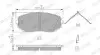 Фото Комплект гальмівних колодок передн, MAZDA CX-7 MITSUBISHI ECLIPSE CROSS, GRANDIS, L200 / TRITON, OUTLANDER III, PAJERO PININ I 1.5-2.4H 10.99 FERODO (FDB5285) зображення 2