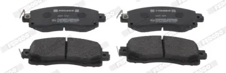 Комплект гальмівних колодок передн, SUBARU FORESTER, IMPREZA, OUTBACK, XV 1.6-2.5 10.16 FERODO FDB5299 Купити в Україні