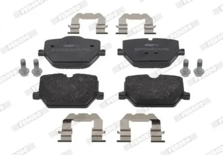 Комплект гальмівних колодок задн, BMW 2 (G42, G87), 3 (G20, G80, G28), 3 (G21), 3 (G21, G81), 4 (G22, G82), 4 (G23, G83), 4 GRAN COUPE (G26), Z4 (G29) 1.6-Electric 11.18 FERODO FDB5339 Купити в Україні
