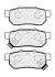 Тормозные колодки (задние) Honda Civic V/VI 91-01/CRX II/Prelude III 87-92/Rover 93-05 FERODO (FDB5341) изображение 2