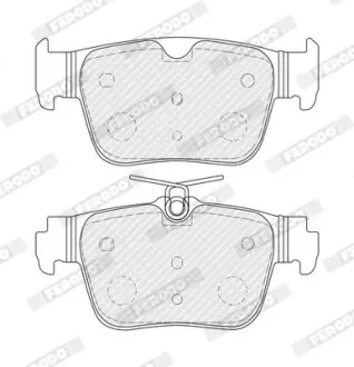Комплект гальмівних колодок задн, AUDI A3, A3 ALLSTREET CUPRA FORMENTOR, LEON, LEON SPORTSTOURER, TERRAMAR SKODA OCTAVIA IV VW CADDY CALIFORNIA V CAMPER, CADDY V 1.0-2.5 07.19 FERODO FDB5357