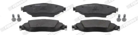Комплект тормозных колодок передн, AUDI Q3 VW ARTEON, ARTEON SHOOTING BRAKE, GOLF ALLTRACK VIII, GOLF VIII, PASSAT ALLTRACK B8, PASSAT B8, TIGUAN 1.0-2.0D 08.14- FERODO FDB5380