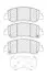 Тормозные колодки (передние) Mitsubishi Eclipce Cross 1.5 T-Mivec 4WD 17- FERODO (FDB5386) изображение 2