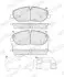 Фото Комплект гальмівних колодок передн, HYUNDAI H350 2.5D 04.15 FERODO (FDB5397) зображення 2