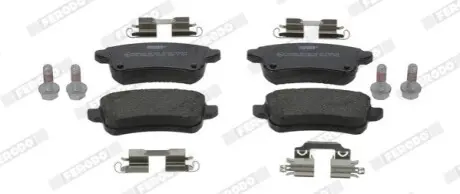 Комплект тормозных колодок задн, NISSAN JUKE 1.0/1.6H 08.19 FERODO FDB5404