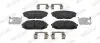 Фото Комплект гальмівних колодок передн, HYUNDAI IONIQ 5, IONIQ 6, TUCSON KIA EV4, EV6 1.6-Electric 11.20 FERODO (FDB5445) зображення 1