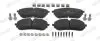 Комплект гальмівних колодок передн, JAGUAR E-PACE LAND ROVER DEFENDER, DISCOVERY IV, DISCOVERY SPORT, DISCOVERY V, RANGE ROVER EVOQUE, RANGE ROVER III, RANGE ROVER IV 1.5H-5.0 03.02 FERODO (FDB5461) изображение 1