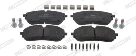 Комплект гальмівних колодок передн, JAGUAR E-PACE LAND ROVER DEFENDER, DISCOVERY IV, DISCOVERY SPORT, DISCOVERY V, RANGE ROVER EVOQUE, RANGE ROVER III, RANGE ROVER IV 1.5H-5.0 03.02 FERODO FDB5461