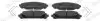 Комплект тормозных колодок передн, TOYOTA CAMRY, HIGHLANDER, HIGHLANDER / KLUGER, RAV 4 IV, RAV 4 V 2.0-3.5 05.07 FERODO (FDB5464) изображение 1