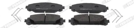 Комплект гальмівних колодок передн, TOYOTA CAMRY, HIGHLANDER, HIGHLANDER / KLUGER, RAV 4 IV, RAV 4 V 2.0-3.5 05.07 FERODO FDB5464