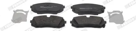Комплект тормозных колодок передн, HYUNDAI I20 II, I20 III 1.2-1.6 05.15 FERODO FDB5508