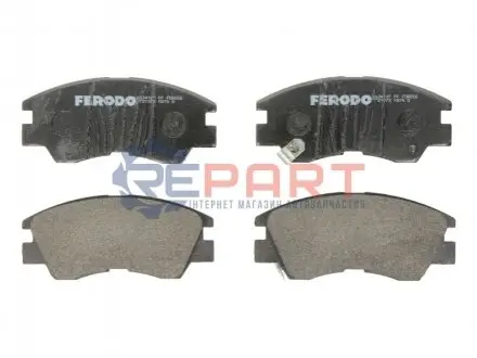 Комплект гальмівних колодок передн, MITSUBISHI L 300 / DELICA II, L 300 III, L200, PAJERO I, PAJERO SPORT I, TREDIA 1.6-3.5 12.82 FERODO FDB556