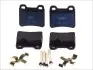 Комплект гальмівних колодок задн, OPEL ASCONA C, ASTRA F, ASTRA F CLASSIC, CALIBRA A, KADETT E, OMEGA A, VECTRA A SAAB 900 II 1.4-2.5 09.84-01.05 FERODO (FDB586) зображення 1