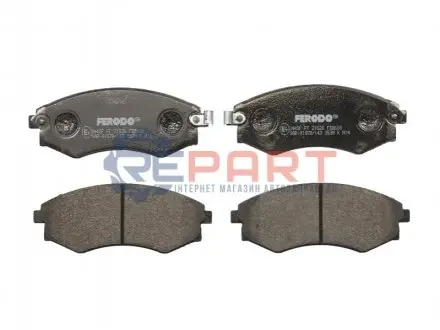 Комплект гальмівних колодок передн, DAEWOO KORANDO, REXTON HYUNDAI COUPE I, ELANTRA III, GETZ, LANTRA I, LANTRA II, MATRIX, SONATA II, SONATA III, SONATA IV INFINITI G20 1.4-3.2 07.88 FERODO FDB600