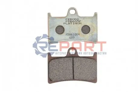 Тормозные колодки, дисковые. FERODO FDB605P