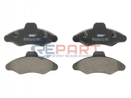 Фото Колодки гальмівні (передні) Ford Escort V/VI 90-00/Orion III 90-93 FERODO (FDB617) зображення 1