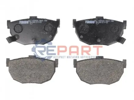 Фото Колодки гальмівні (задні) Hyundai Elantra/Kia Cerato 00- (85.6x46.3) FERODO (FDB638) зображення 1