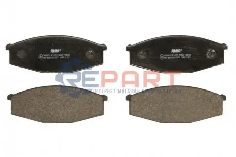 Комплект гальмівних колодок передн, NISSAN 280ZX,ZXT, CABSTAR, PATROL GR IV, PATROL III/1, PATROL III/2 2.0-4.2D 11.79-02.98 FERODO FDB643