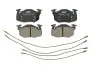 Комплект гальмівних колодок передн, CITROEN AX, C15, ZX PEUGEOT 106 I, 106 II, 205, 306, 405 I, 405 II RENAULT 19 II CHAMADE 1.0-Electric 04.87-12.05 FERODO (FDB719) зображення 1