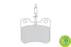 Комплект гальмівних колодок передн, PEUGEOT 106 I, 106 II 1.0-Electric 08.91-07.04 FERODO (FDB745) зображення 1