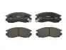 Комплект гальмівних колодок передн, CHRYSLER SEBRING DODGE AVENGER HYUNDAI SANTAMO MITSUBISHI CARISMA, COLT III, COLT IV, ECLIPSE I, ECLIPSE II, GALANT VI, GALANT VII 1.6-2.5D 01.87-12.07 FERODO (FDB764) зображення 1