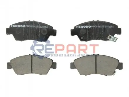 Фото Колодки гальмівні (передні) Honda Civic V/VI/VII 91-05/CRX III 92-98 FERODO (FDB776) зображення 1