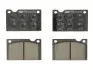 Комплект гальмівних колодок передн, VOLVO 140, 240, 260 1.8-2.8 08.66-08.93 FERODO (FDB813) зображення 1