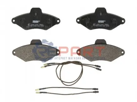 Комплект гальмівних колодок передн, CITROEN XANTIA 1.6-2.0D 03.93-04.03 FERODO FDB874 Купити в Україні