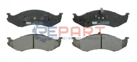 Комплект гальмівних колодок передн (із замком), JEEP CHEROKEE, COMANCHE, GRAND CHEROKEE I, WRANGLER I KIA CARNIVAL I, CARNIVAL II 2.5-5.2 10.87-06.06 FERODO FDB929 Купити в Україні
