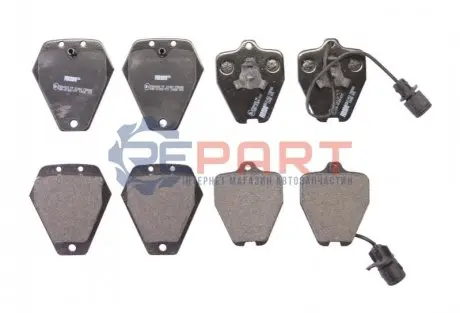 Комплект гальмівних колодок передн (із замком), AUDI 100 C4, A4 B5, A6 C4, A6 C5, A8 D2 1.8-4.2 08.91-01.05 FERODO FDB985