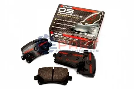Гальмівні колодки - тюнінг, дозвіл передн, структура Performance SEAT AROSA, CORDOBA, CORDOBA VARIO, IBIZA II, INCA, TOLEDO I VW CADDY II, GOLF III, GOLF IV, LUPO I, POLO 1.0-2.8 05.91-07.05 FERODO FDS1312