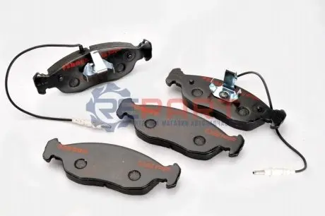 Гальмівні колодки - тюнінг, дозвіл передн, структура Performance CITROEN SAXO, XSARA PEUGEOT 106 I, 106 II, 205, 205 II, 306 1.0-Electric 07.87-08.05 FERODO FDS876