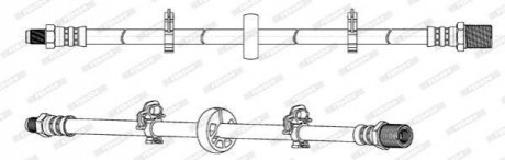 Тормозной шланг FERODO FHY2799