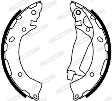 Гальмівна колодка HYUNDAI ACCENT IV, I10 I, I10 II, I20 ACTIVE, I20 I, I20 II KIA RIO III, STONIC 1.0-1.6D 12.07 FERODO FSB4047 Купити в Україні