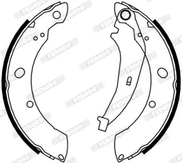 Гальмівна колодка CHRYSLER PT CRUISER SKODA FABIA II, RAPID VW POLO V, POLO VI 1.0-2.4 03.02 FERODO FSB4074 Купити в Україні