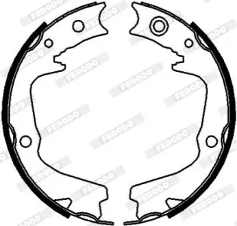 Гальмівна колодка SUBARU FORESTER, IMPREZA, LEGACY III, LEGACY IV, OUTBACK 1.6-3.0 08.92-12.09 FERODO FSB4112 Купити в Україні