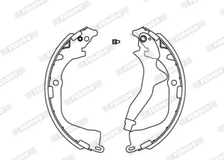 Гальмівна колодка VW AMAROK 2.0/2.0D/3.0D 09.10 FERODO FSB4165 Купити в Україні