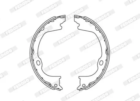 Гальмівна колодка DODGE DURANGO JEEP GRAND CHEROKEE, GRAND CHEROKEE IV 3.0D-6.4 11.10 FERODO FSB4169 Купити в Україні